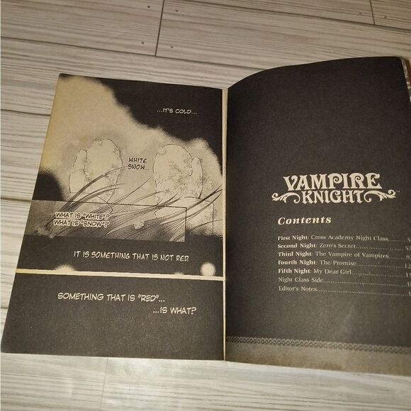 Vampire Knight Vol. 1 Matsuri Hino Shojo Beat Manga Book Graphic Novel Viz Media - Picture 4 of 9